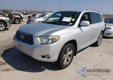 2008 Toyota Highlander Sport z USA, uszkodzony, nr VIN JTEDS43AX82058801